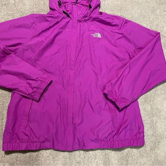 The Northface Jacket Womens XL Hyvent Lightweight Pink Magenta Breathable - Picture 4 of 16